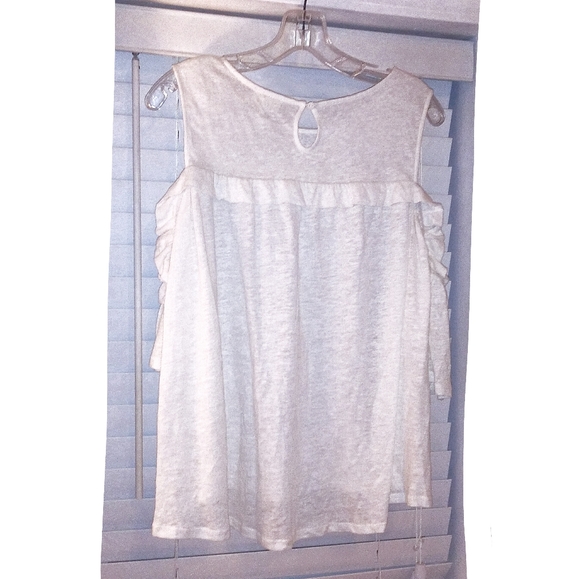 Anthropologie Meadow Rue Boho Cold Shoulder Top - Picture 5 of 8